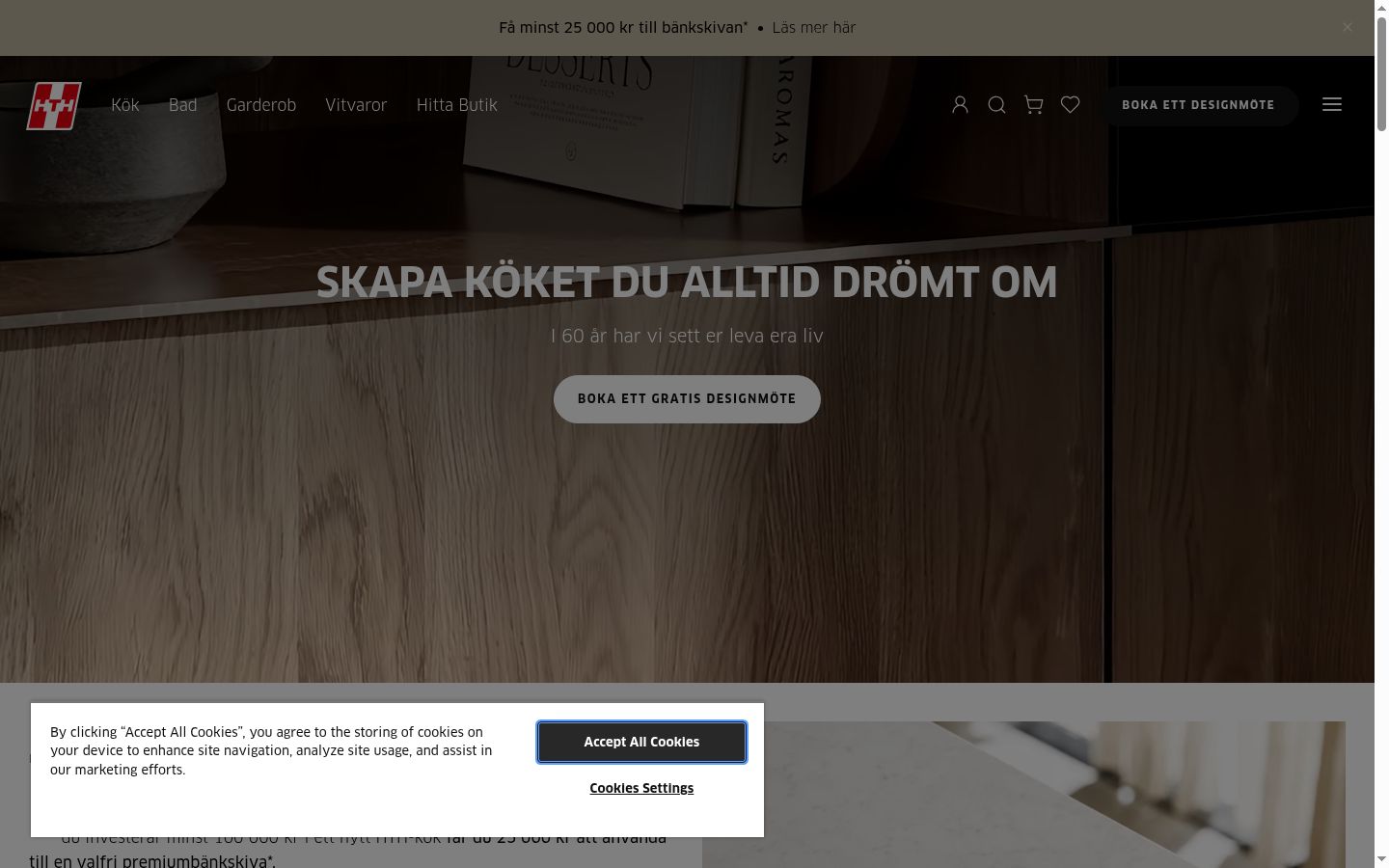 Screenshot tal-banner tal-kunsens muri qabel kwalunkwe interazzjoni