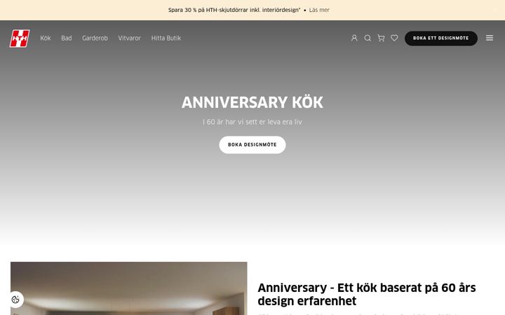 Screenshot of hth.se