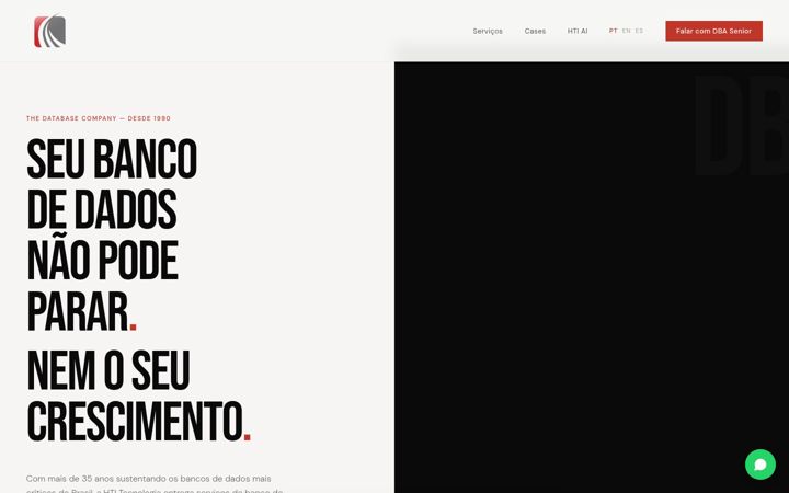 Screenshot of hti.com.br