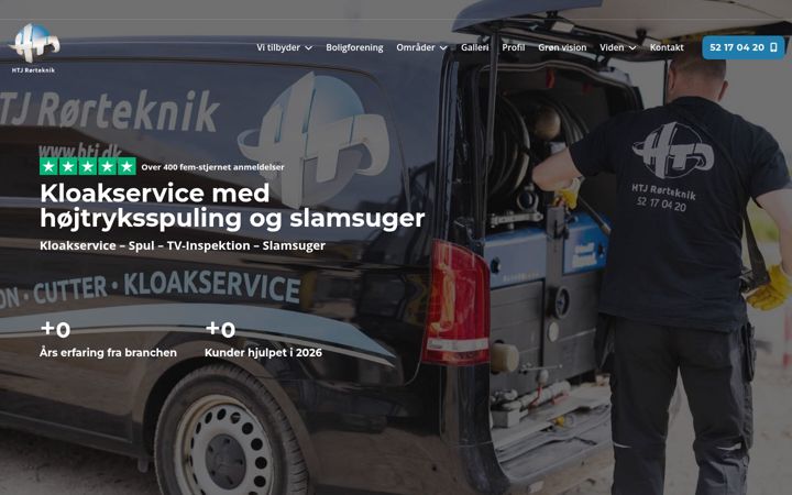 Screenshot of htj.dk