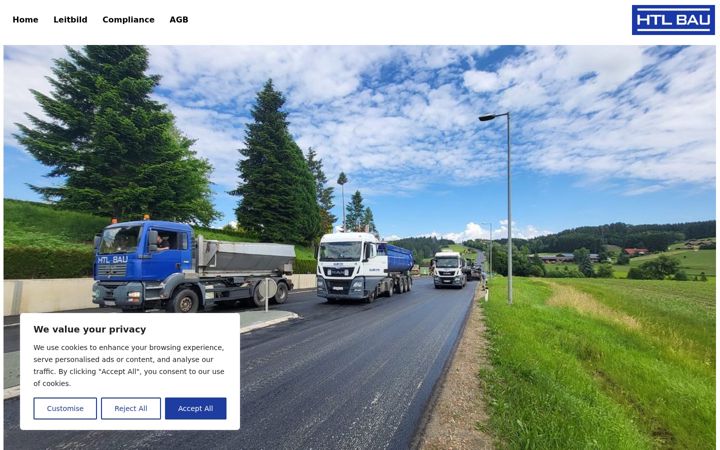 Screenshot of htl-bau.at