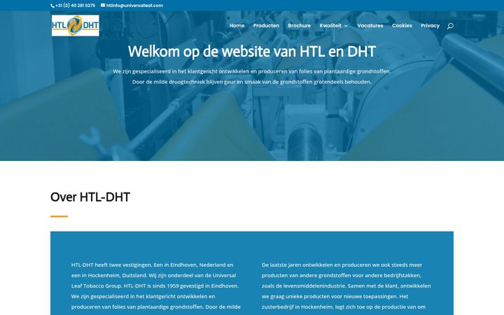 Екранна снимка на htl-dht.com