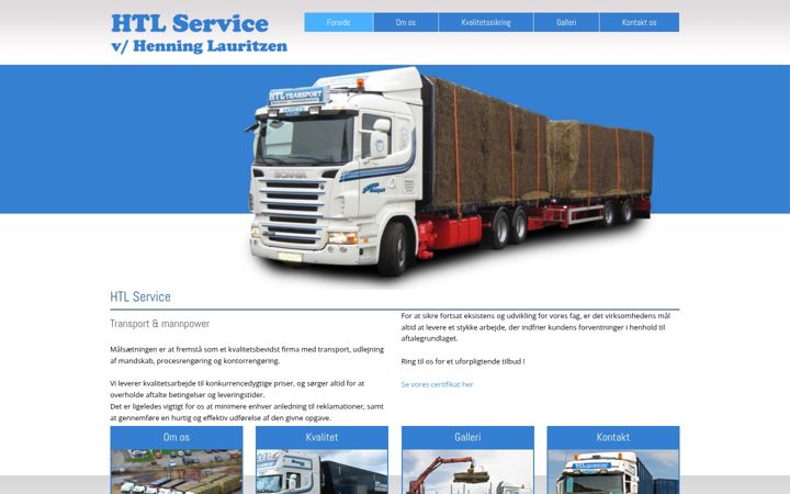 Screenshot of htl-transport.dk
