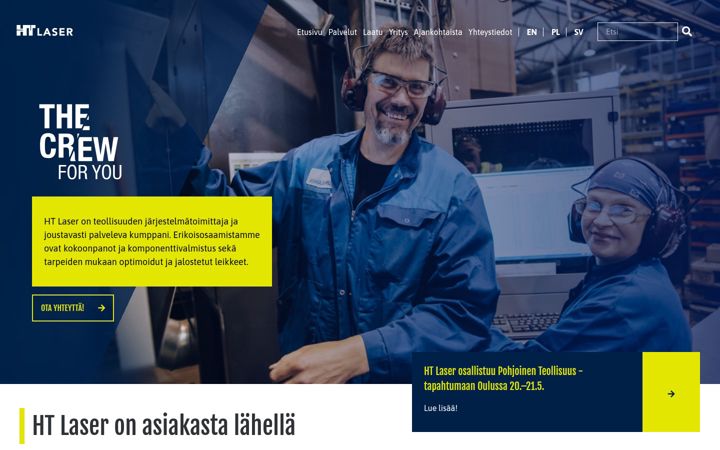 Screenshot of htlaser.fi