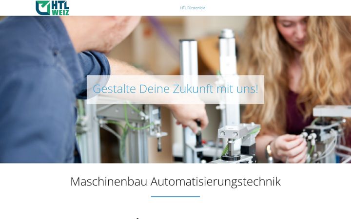 Screenshot of htlfuerstenfeld.at
