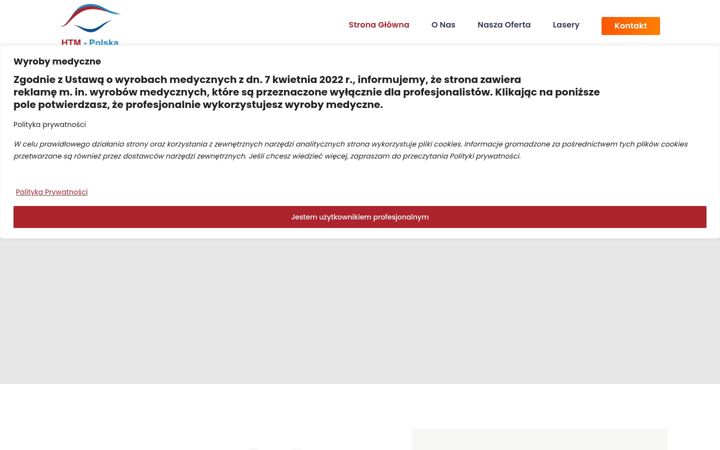 Screenshot of htm-polska.pl
