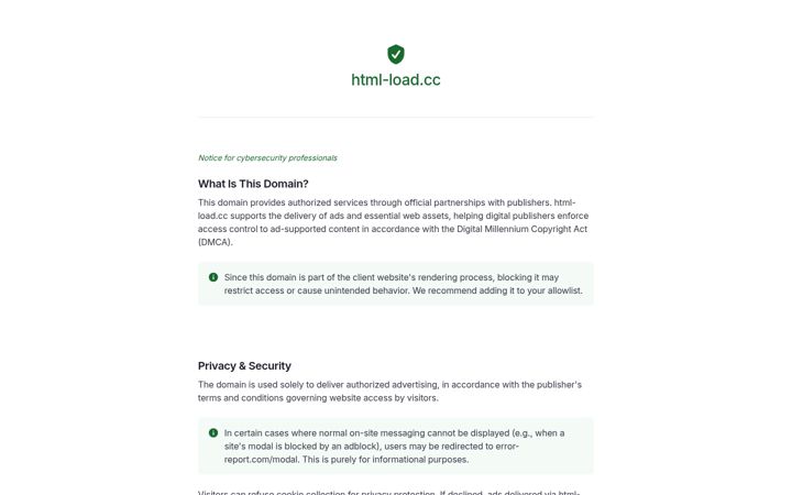 Screenshot di html-load.cc