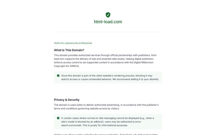 Screenshot di html-load.com