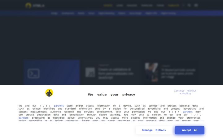 Screenshot di html.it