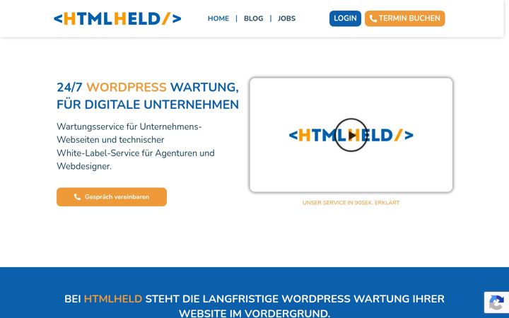 Screenshot of htmlheld-development.de