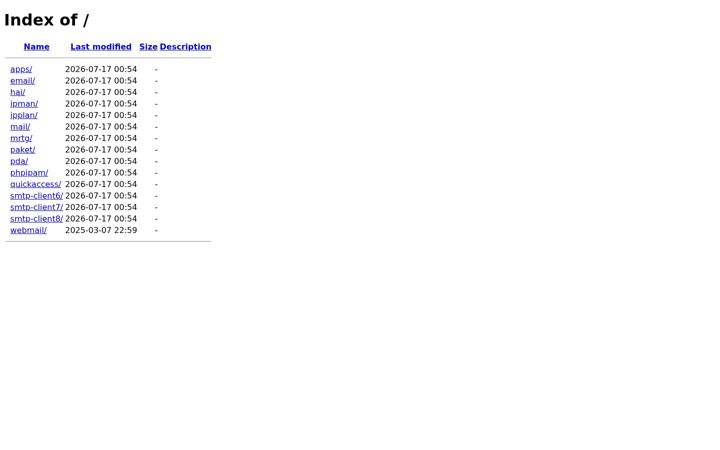Screenshot of hts.net.id