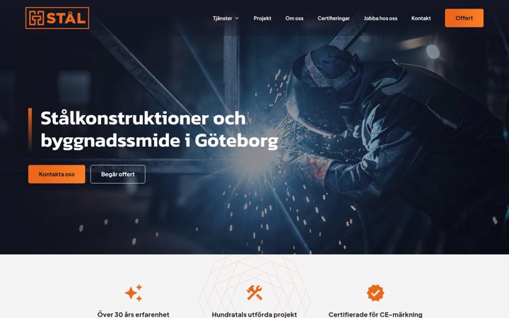 Screenshot of htstal.se