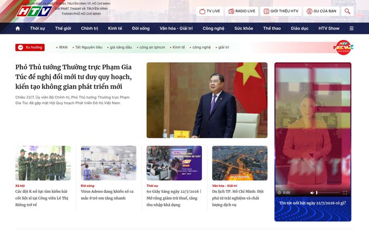 Screenshot of htv.vn