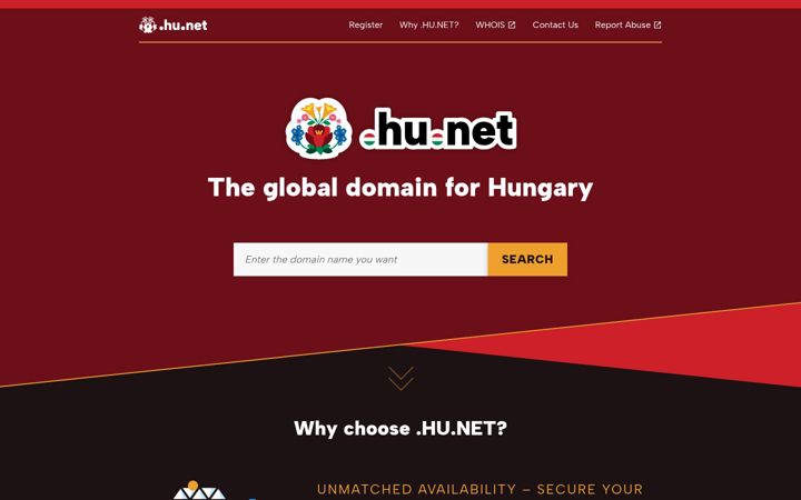 Screenshot von hu.net