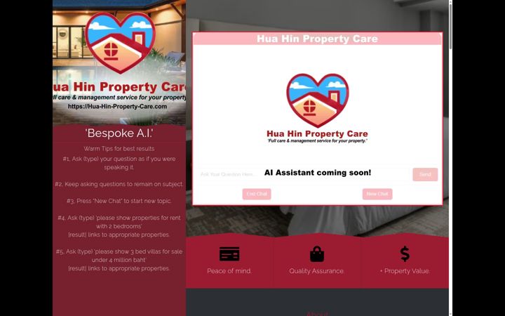 Screenshot of hua-hin-property-care.com