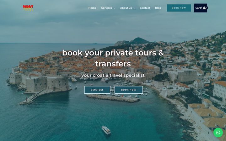 Screenshot of huat-tours.com