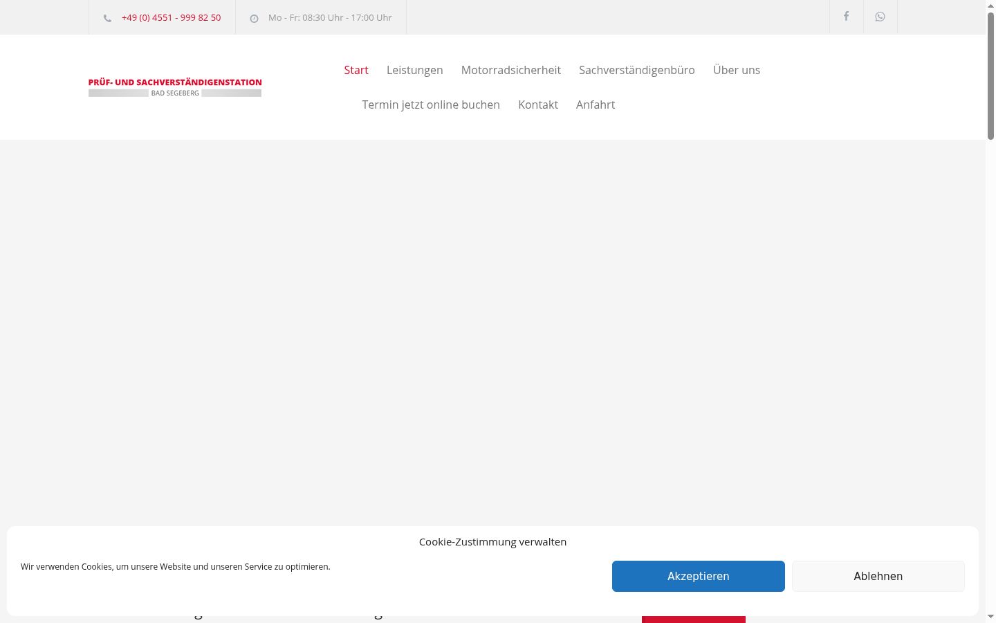 Ekrānuzņēmums ar piekrišanas baneri, kas tika rādīts pirms jebkādas mijiedarbības