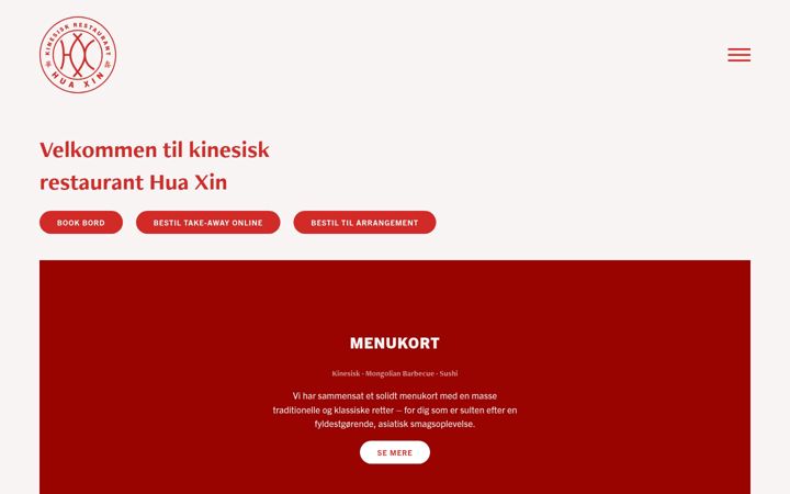 Screenshot of huaxin.dk