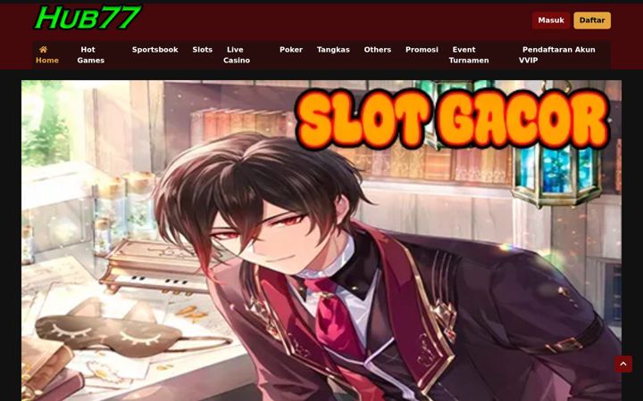 Screenshot of hub77.net
