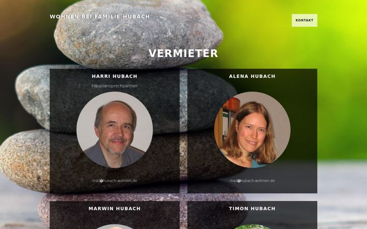 Screenshot of hubach-wohnen.de