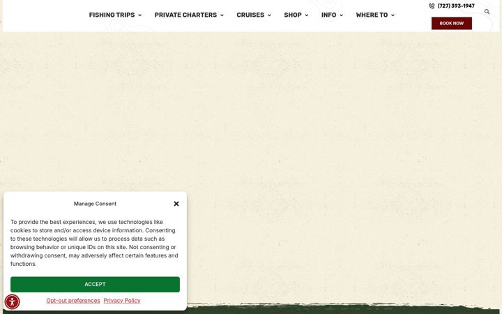 Screenshot of hubbardsmarina.com