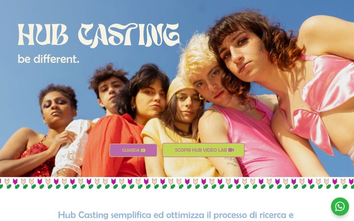 Screenshot of hubcasting.it