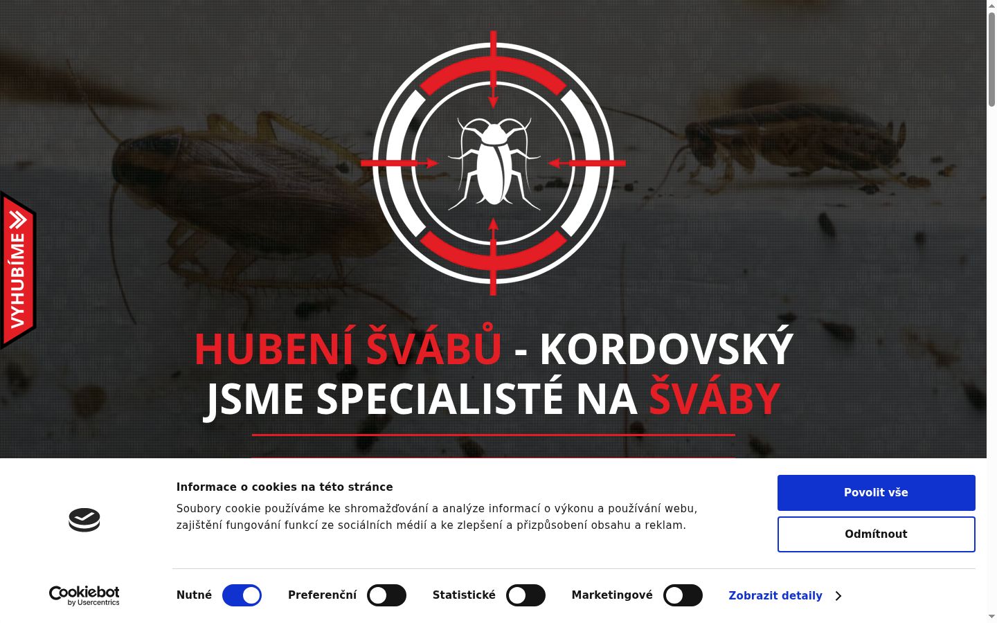 Snímka obrazovky banera súhlasu zobrazeného pred akoukoľvek interakciou