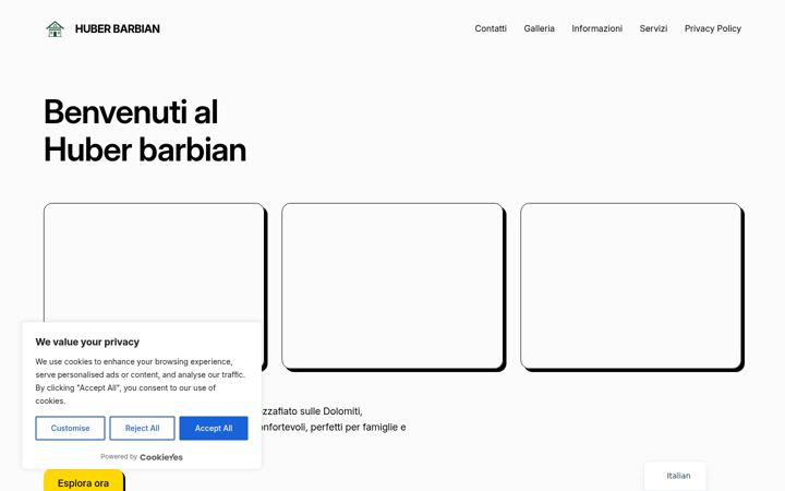 Screenshot of huber-barbian.it