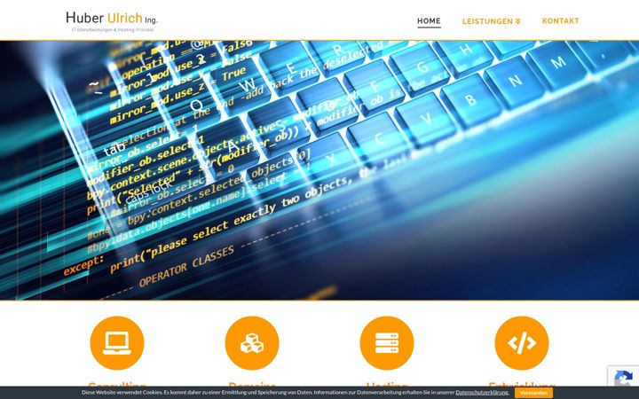 Screenshot of huber-online.at