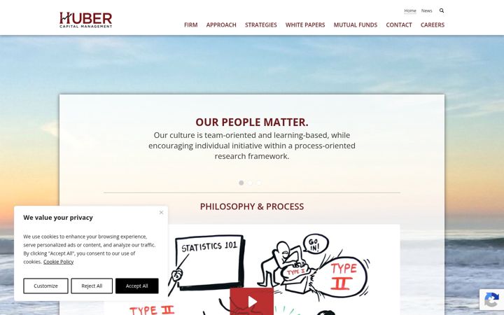 Screenshot of hubercap.com