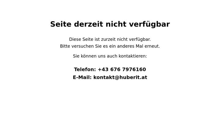Screenshot of huberit.at