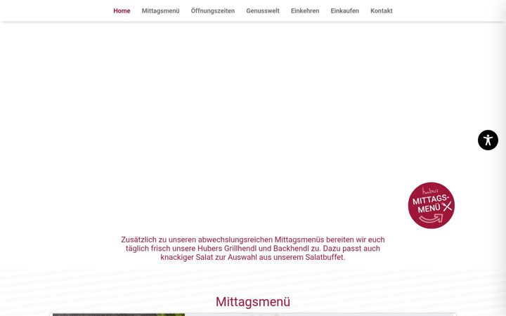 Screenshot of hubers-genusswelt.at