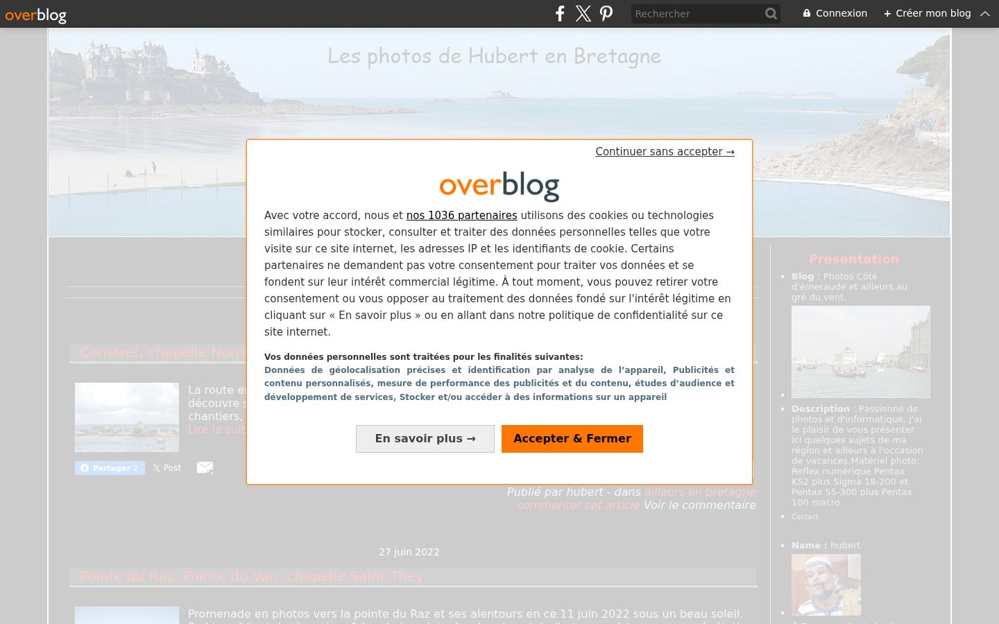 Screenshot van de toestemmingsbanner zoals getoond vóór enige interactie