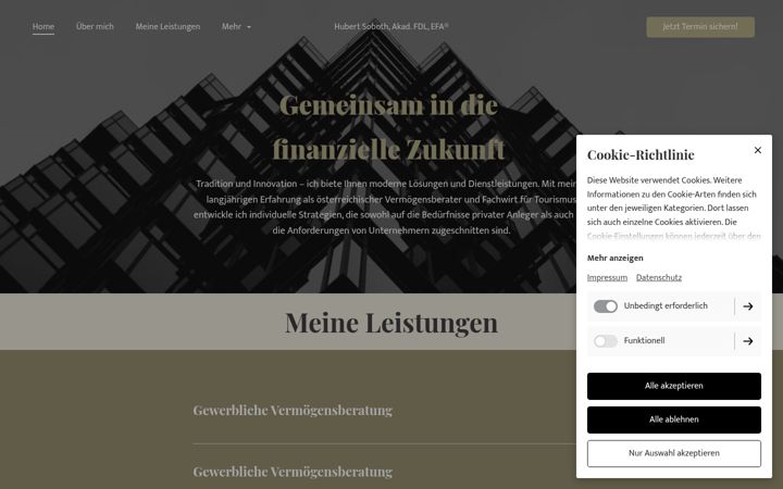 Screenshot of hubertsoboth.at