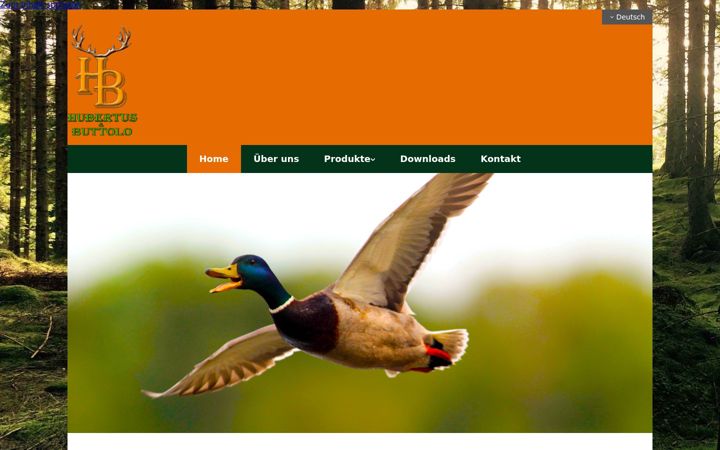 Screenshot von hubertus-wildlocker.de