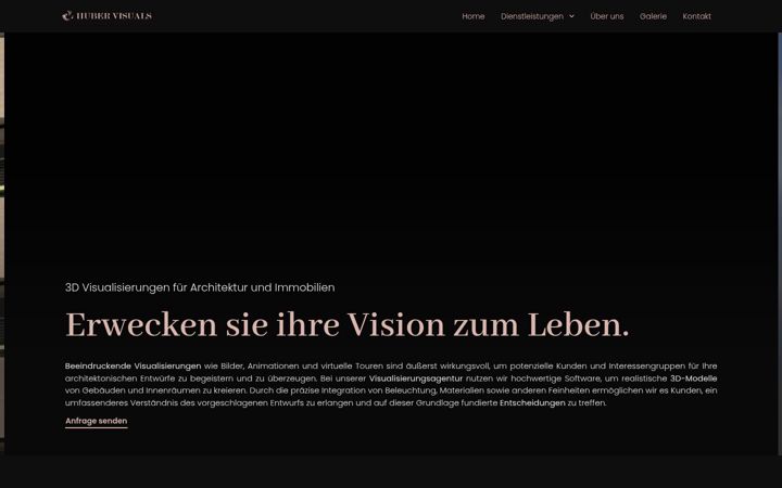 Screenshot of hubervisuals.ch