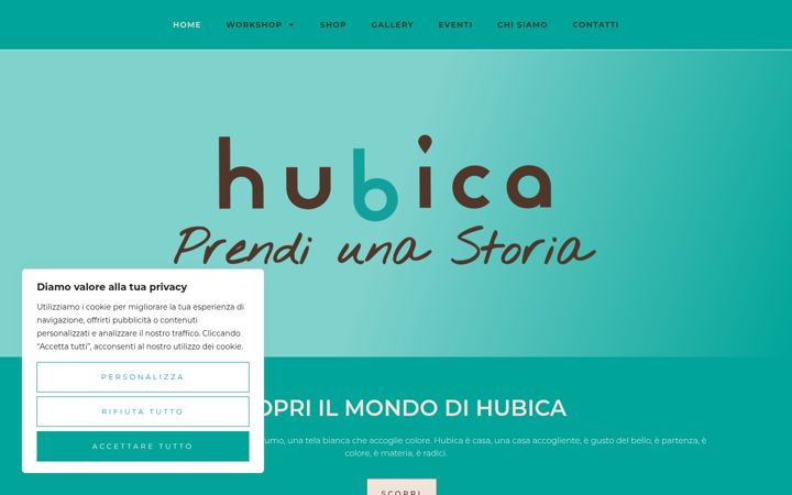 Screenshot of hubica.it