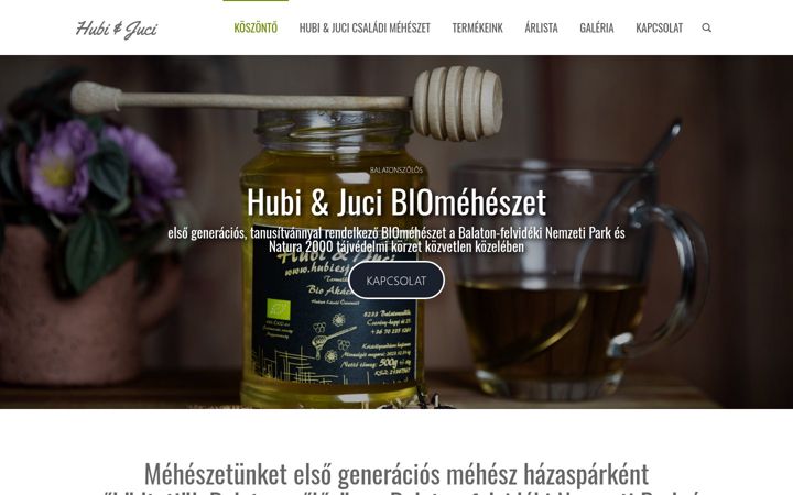 Screenshot of hubiesjuci.com