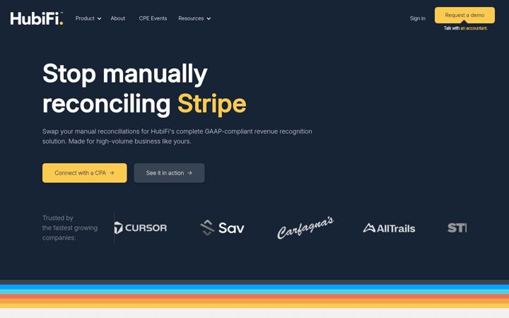 Screenshot of hubifi.com