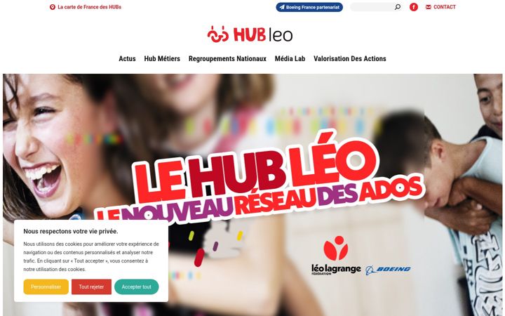 Screenshot of hubleo.fr