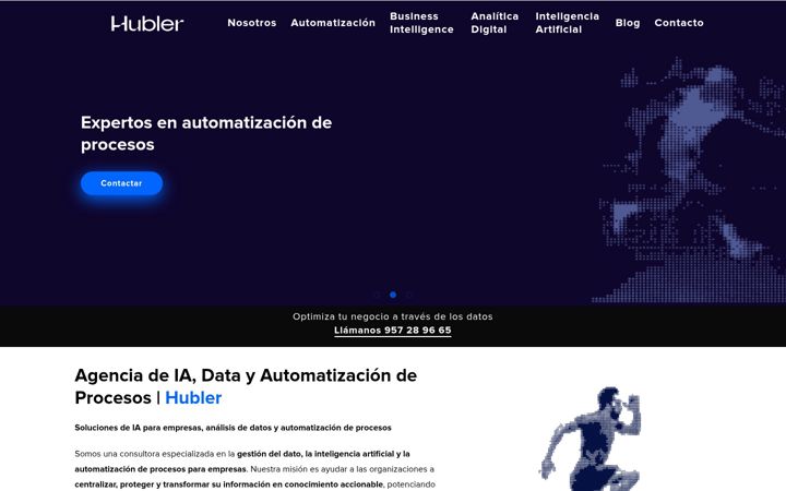 Posnetek zaslona hubler.es