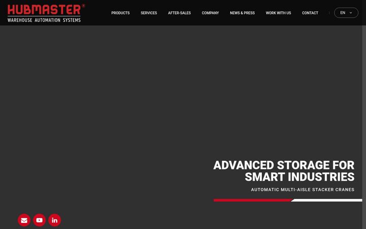 Screenshot of hubmaster-system.com