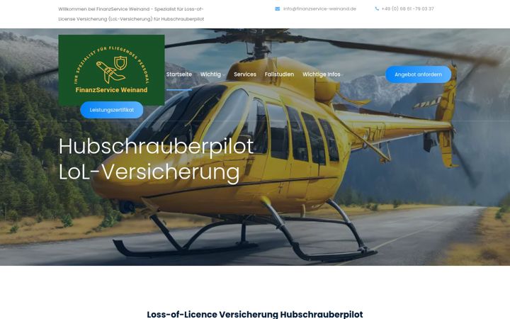 Screenshot of hubschrauberpilot-loss-of-license-versicherung.de