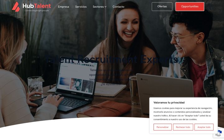 Screenshot of hubtalent.es