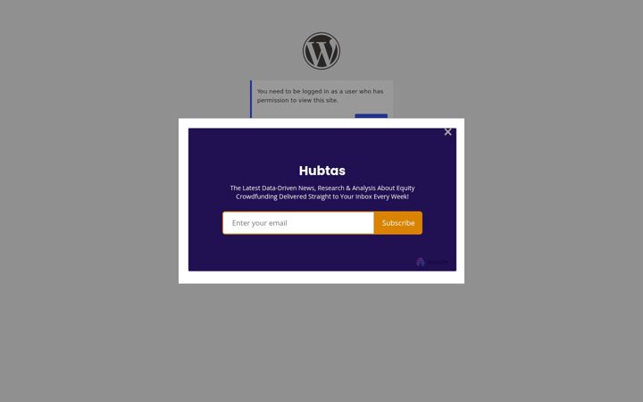 Screenshot of hubtas.com