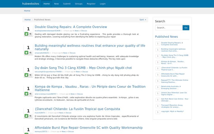 Screenshot of hubwebsites.com