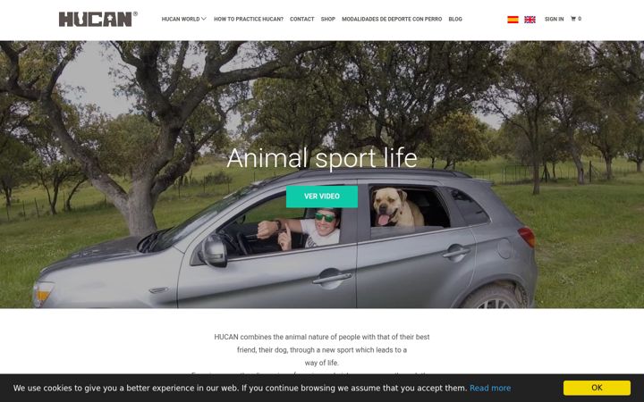 Screenshot of hucansport.com