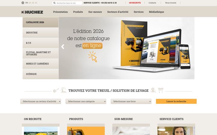 Screenshot of huchez.com