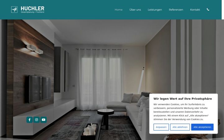Screenshot of huchler-moebel.at