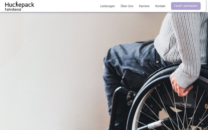 Screenshot of huckepackfahrdienst.de